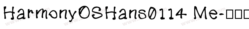 HarmonyOSHans0114 Me字体转换